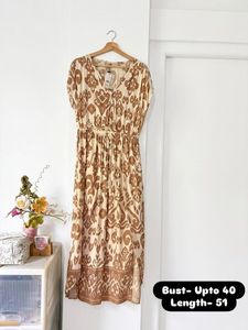 Bohemian Print Maxi Dress