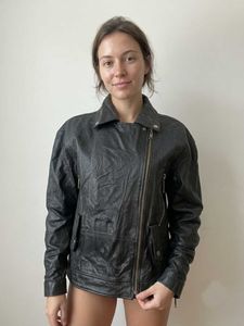 Black Genuine Leather Biker Jacket