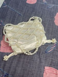 Pearl Beaded Evening Bag