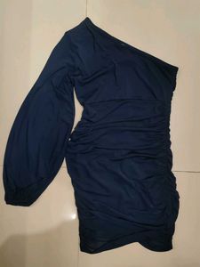 Chic One-Shoulder Ruched Dress
