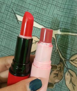 3 Lipsticks + Lip Serum gloss zudio &amp; sugar pop