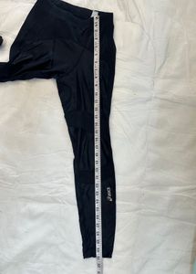 Asics Men's Black Athletic Tights