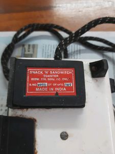 Sparingly Used Toshiba Toaster-10 Yr Old