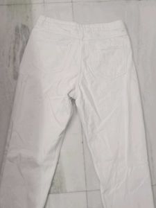 white denim jeans
