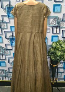 Elegant Embroidered Brown Gone With Dupatta Katan