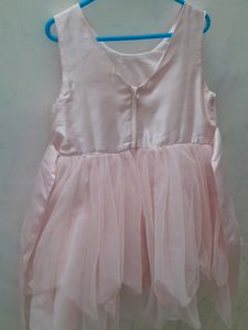 Baby Pink Net Dress Hopscotch