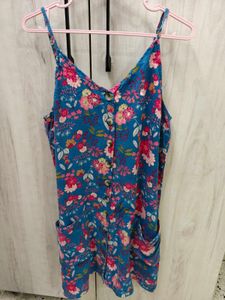 Floral Print Sleeveless Dress