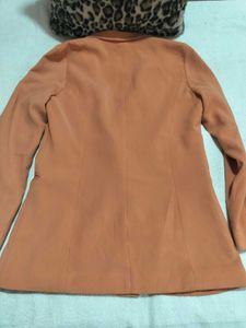 Double-breasted Orange Blazer 🧡