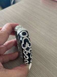 Sale 299 Exquisite Blank Enamel Diamond Bangle