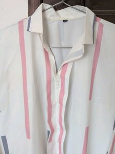 Striped Button-Down Shirt