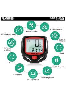 Odometer With LCD Display| Wired Cyclocomputer