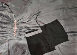 🆕 Elegant Gray Dubai Kaftan Abaya, Burqua