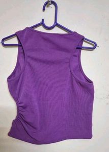 Purple Side Cut-Out Tank Top 💜