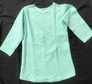 Mint Green Long Sleeve Top