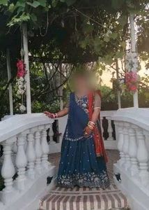 Beautiful Blue Lehenga Choli Set