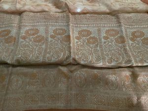 Elegant Brown Print Saree