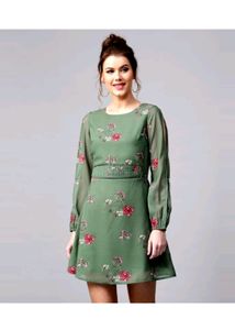 Sassafras Full Sleeve Dress-xs