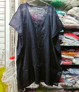 Black Sheer Kaftan Cover-Up