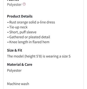Mast &amp; Harbour Orange Tiered A-Line Dress
