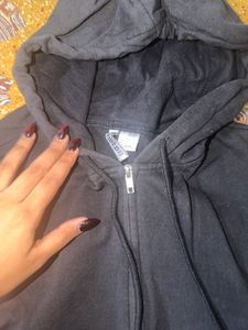 Comfortable Black Zip-Up Hoodie