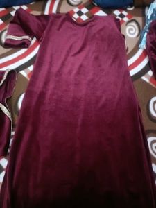Party Wear Velvet Suit With Pant &amp; Dupatta In