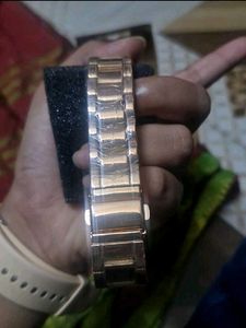 Original GENEVA Rose Gold Crystal Watch for Women