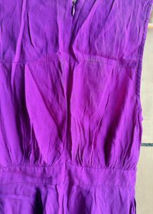 Purple Sleeveless Romper