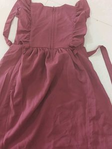 Purple Georgette Frock