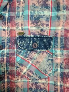 Men's Stylish Plaid Short Sleeve Shirt