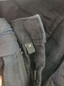 Black Slim Fit Formal Pant (Men)