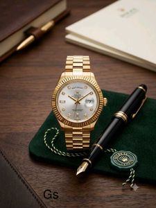 Rolex Watch with Diamond Accents
