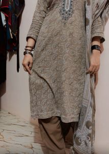 Stylish Printed Cotton Kurta Set