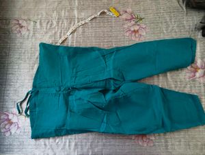 Teal Embroidered Kurta Set