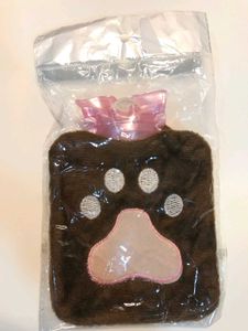 Cute Paw Print Hot Water Bottle