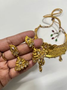 Plated Kundan Jewellery Set