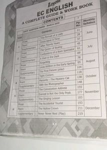 Loyola EC English Complete Guide &amp; Work Book 11