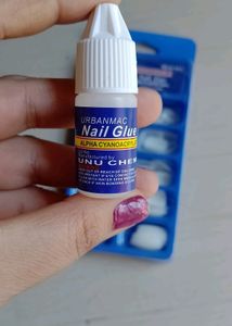 Artificial Fake Nails (100 Piece)💅 with Glue