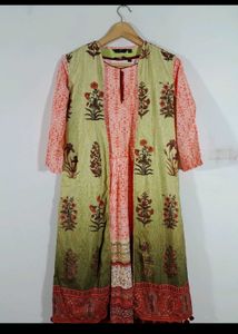 Floral Kurta &amp; Jacket Never Used Fixed Price