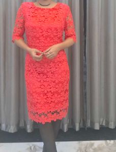 Red Lace Mini Dress