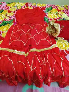 Vibrant Red garara Set