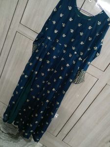 Exclusive Teal Embroidered Kurta Set with Dupatta