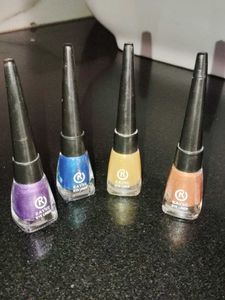 Set of 4 coloured Liquid Eyeliners- RayneBrand