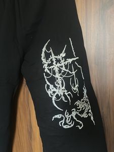Black Gothic Graphic Pants