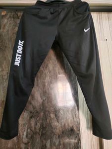 Nike Black Track Pants - 'Just Do It'