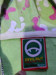 devil nut Fun Patterned Hoodie