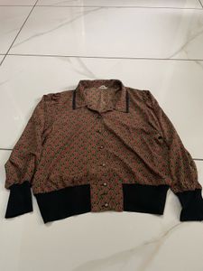 Chic Printed Long Sleeve Top