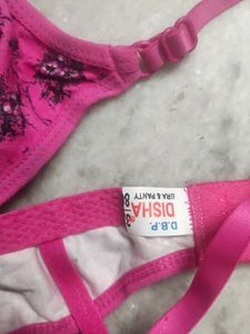 Cotton Bra Lingerie Pink Colour Size 32
