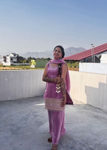 Beautiful Lavender Kurta Set