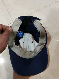 Beautiful Navy Blue Wgite Combi Cap