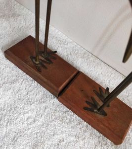 Vintage Wooden Bird Showpiece
